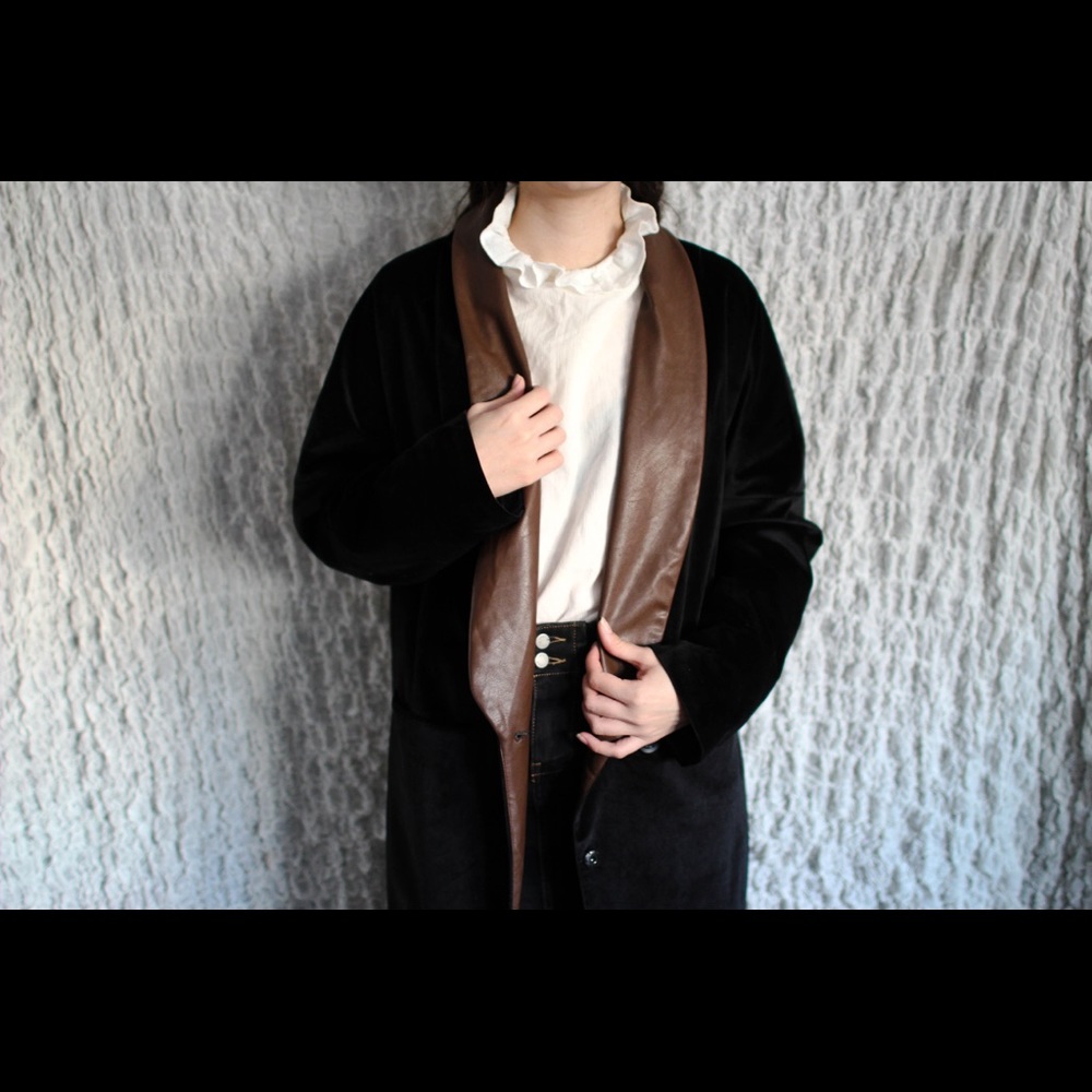 Velvet + Leather Playgirl Blazer
